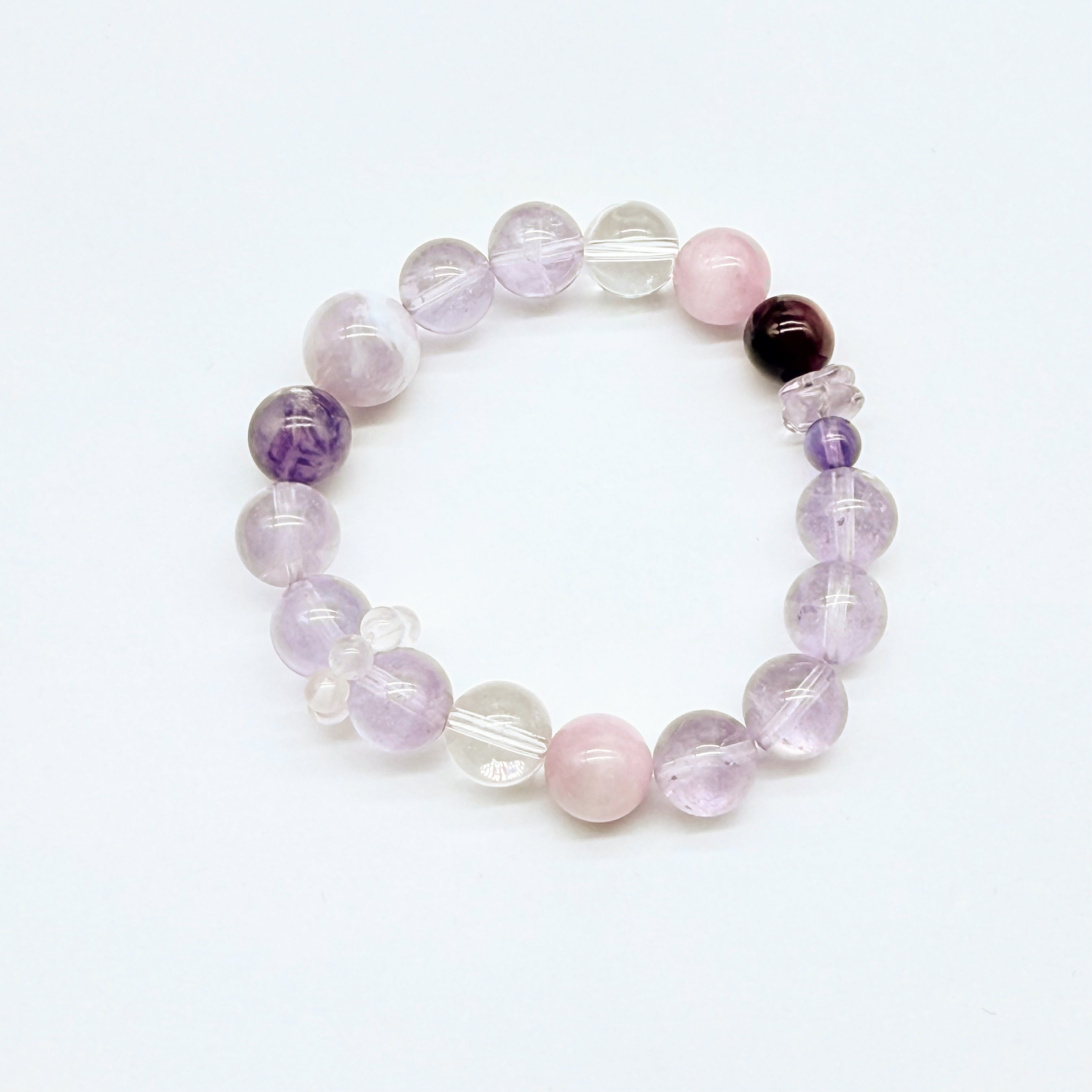 【予約販売商品】OS0003 オリジナルの天然石ブレスレット「平和と愛」