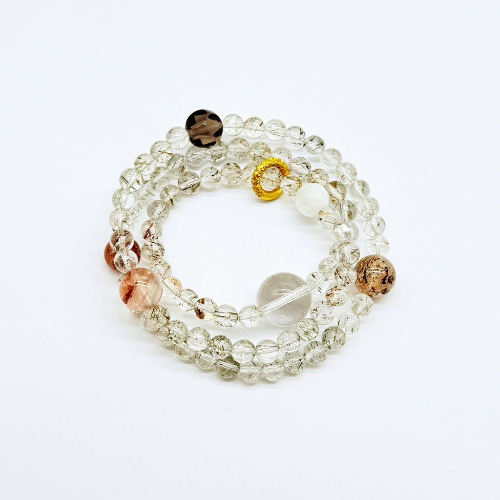 【予約販売商品】OS0008 オリジナルの天然石ブレスレット「自信と守護」