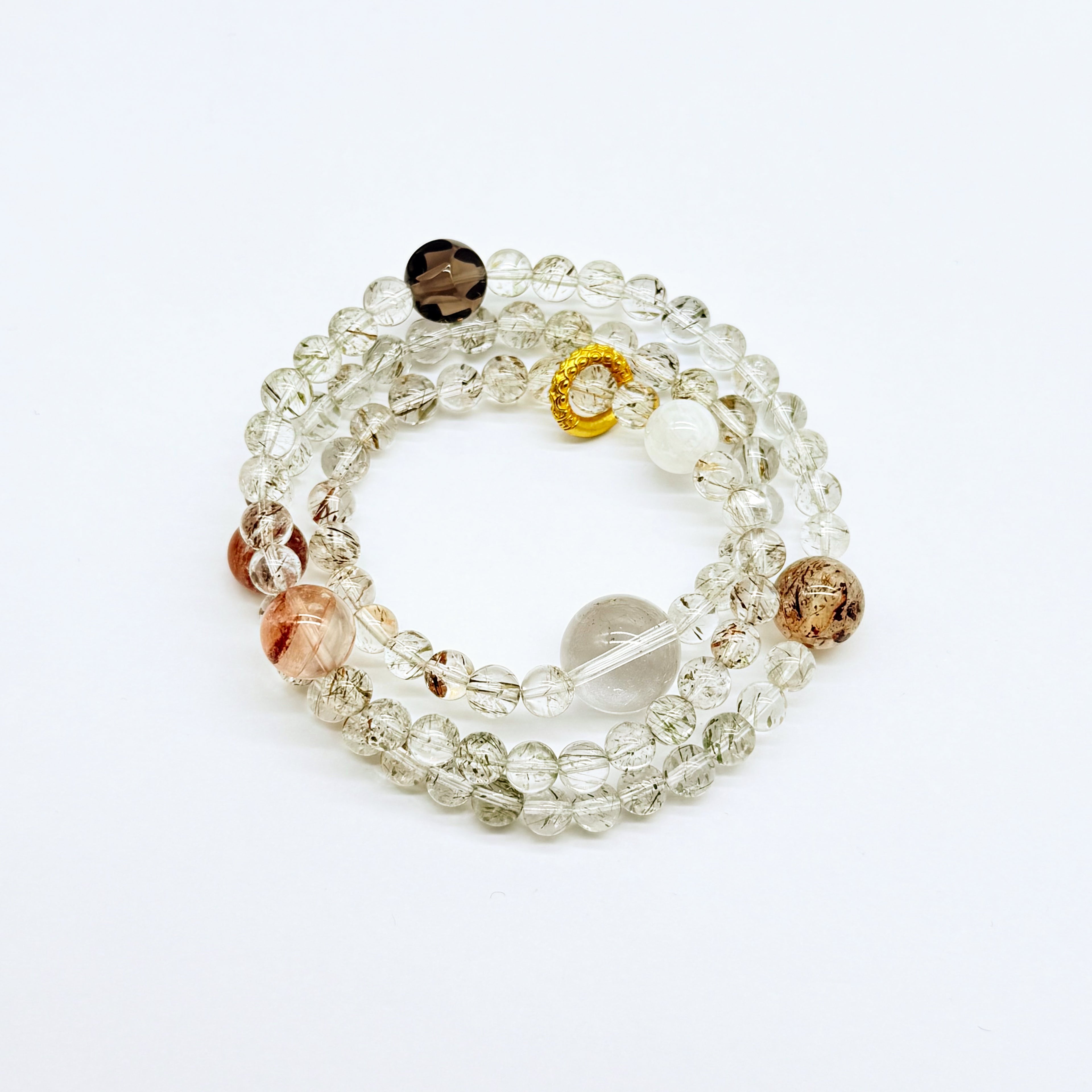 【予約販売商品】OS0008 オリジナルの天然石ブレスレット「自信と守護」