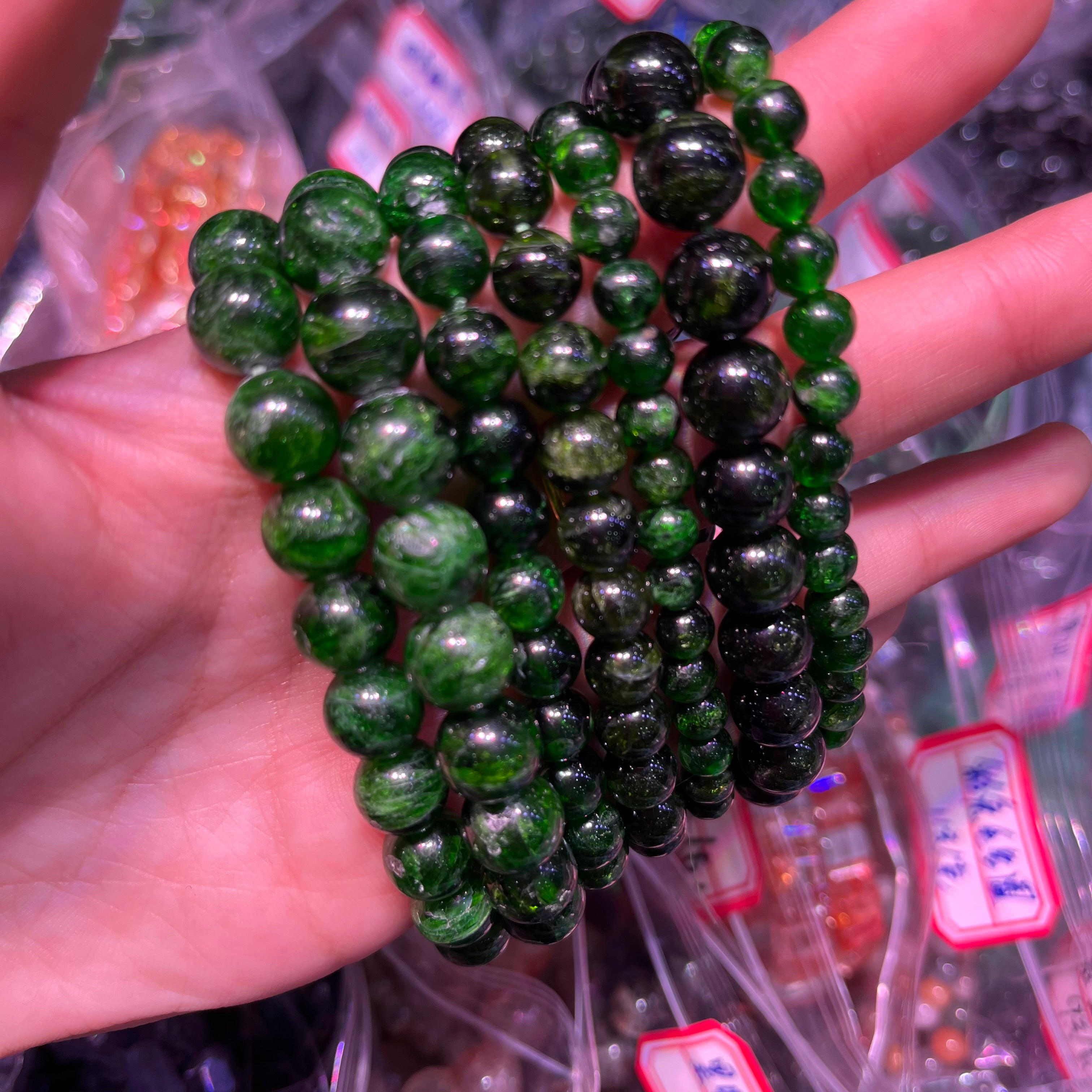 透輝石 ブレスレット 8/10/12mm