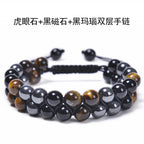 FJHDIY071 Natural strawberry crystal freshwater pearls Bracelet 8mm