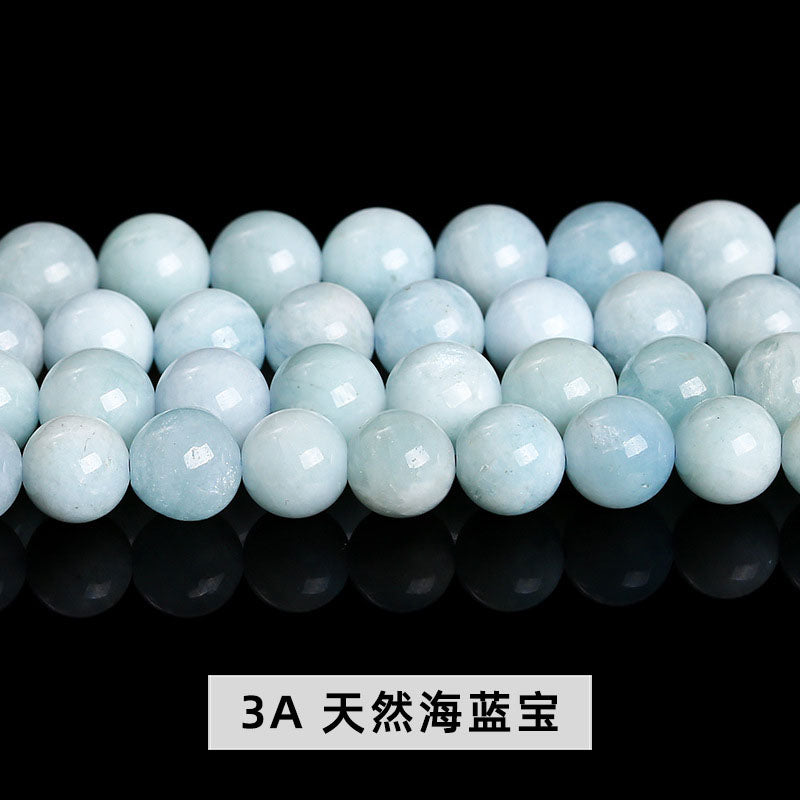 アクアマリンビーズ卸売 3A/7A 6/8/10/12mm