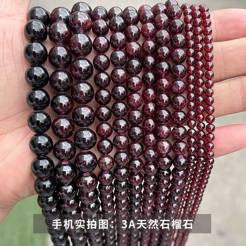 ガーネットビーズ卸売 3A/5A 4/6/8/10/12mm