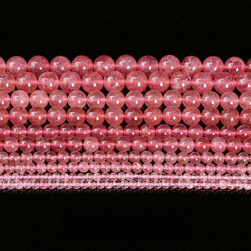 ストロベリークォー ツビーズ卸売 5A 8/10/12mm