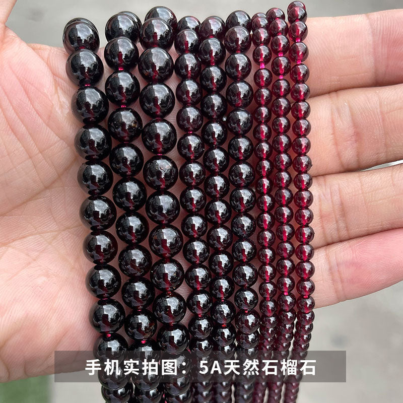 ガーネットビーズ卸売 3A/5A 4/6/8/10/12mm