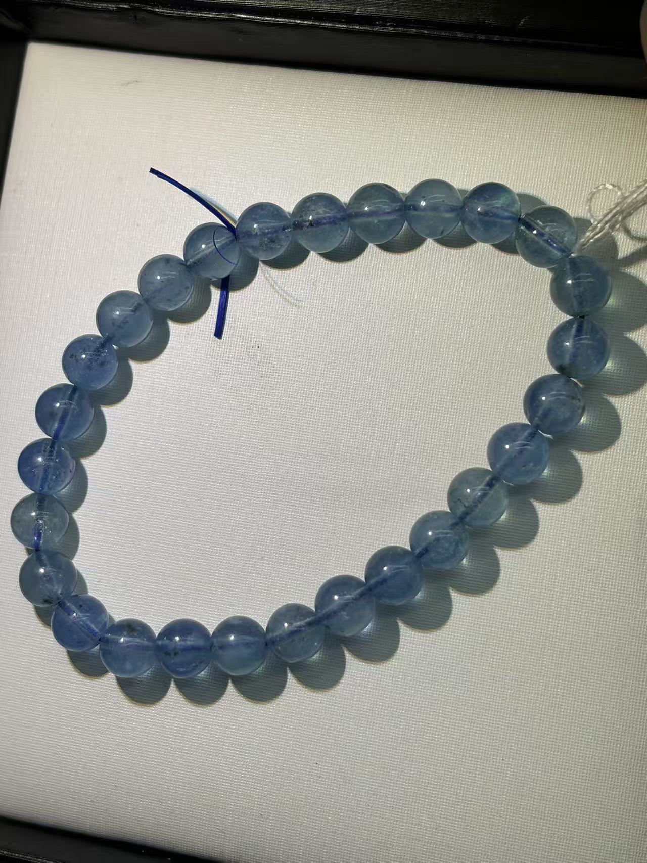 XLSL095 Aquamarine2 bracelet 6/8/10/12mm