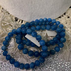 XLSL044 Blue phosphorus gray bracelet 6/8/10/12mm