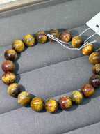 XLSL085 Golden Pietersite bracelet 6/8/10/12mm
