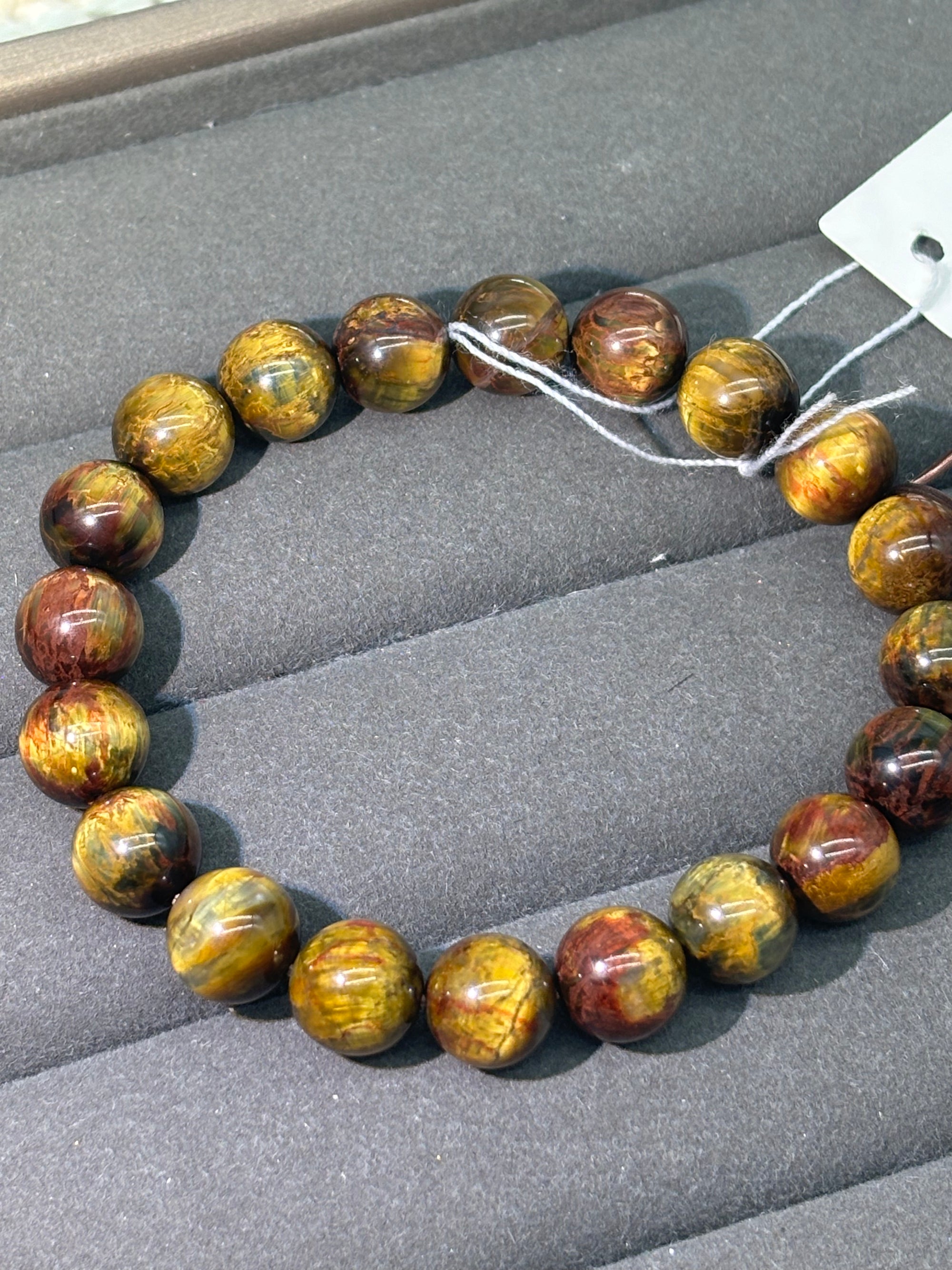 XLSL085 Golden Pietersite bracelet 6/8/10/12mm