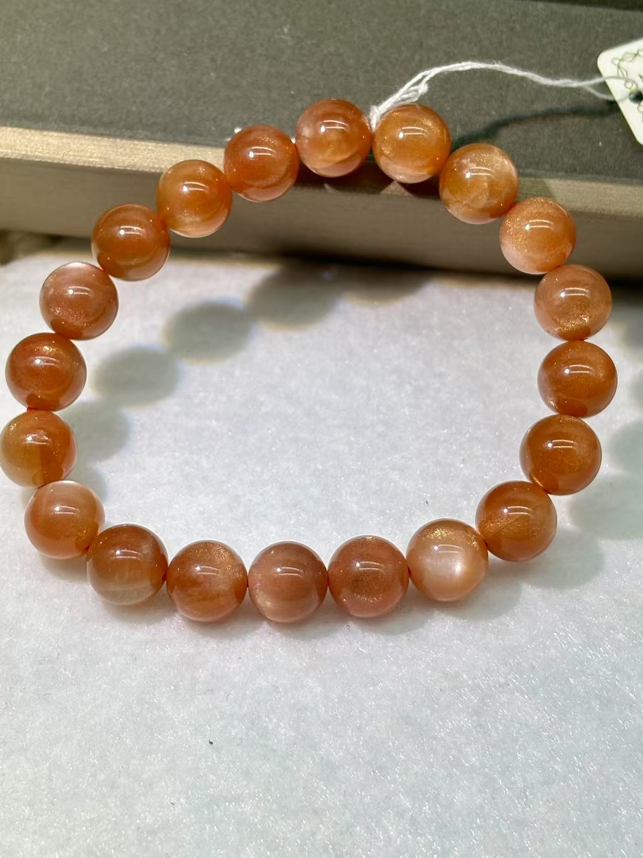 XLSL098 Sunstone bracelet 6/8/10/12mm