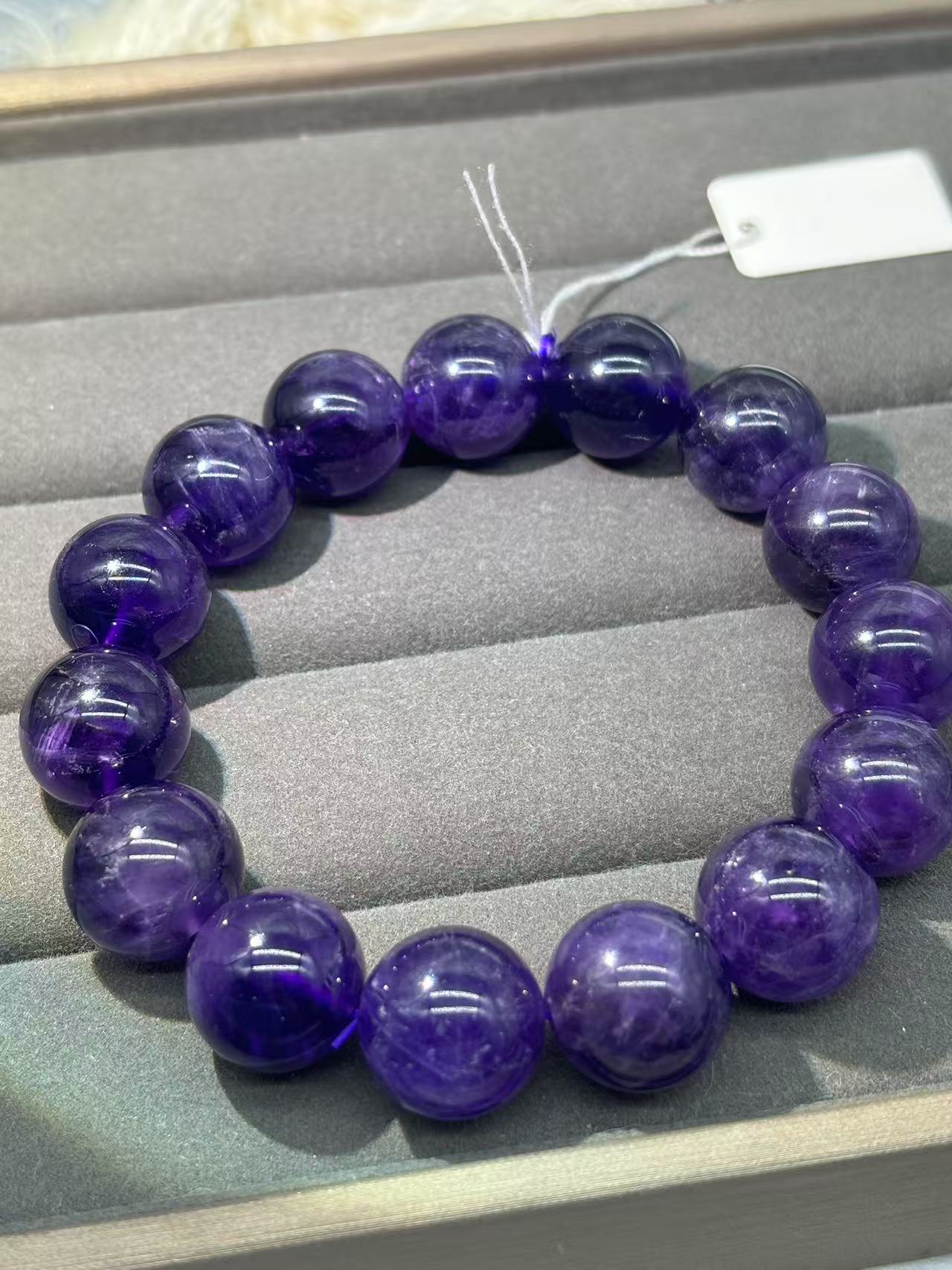 XLSL099 Brazilian Purple bracelet 6/8/10/12mm