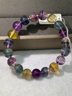 XLSL100 Color Fluorite2 bracelet 6/8/10/12mm