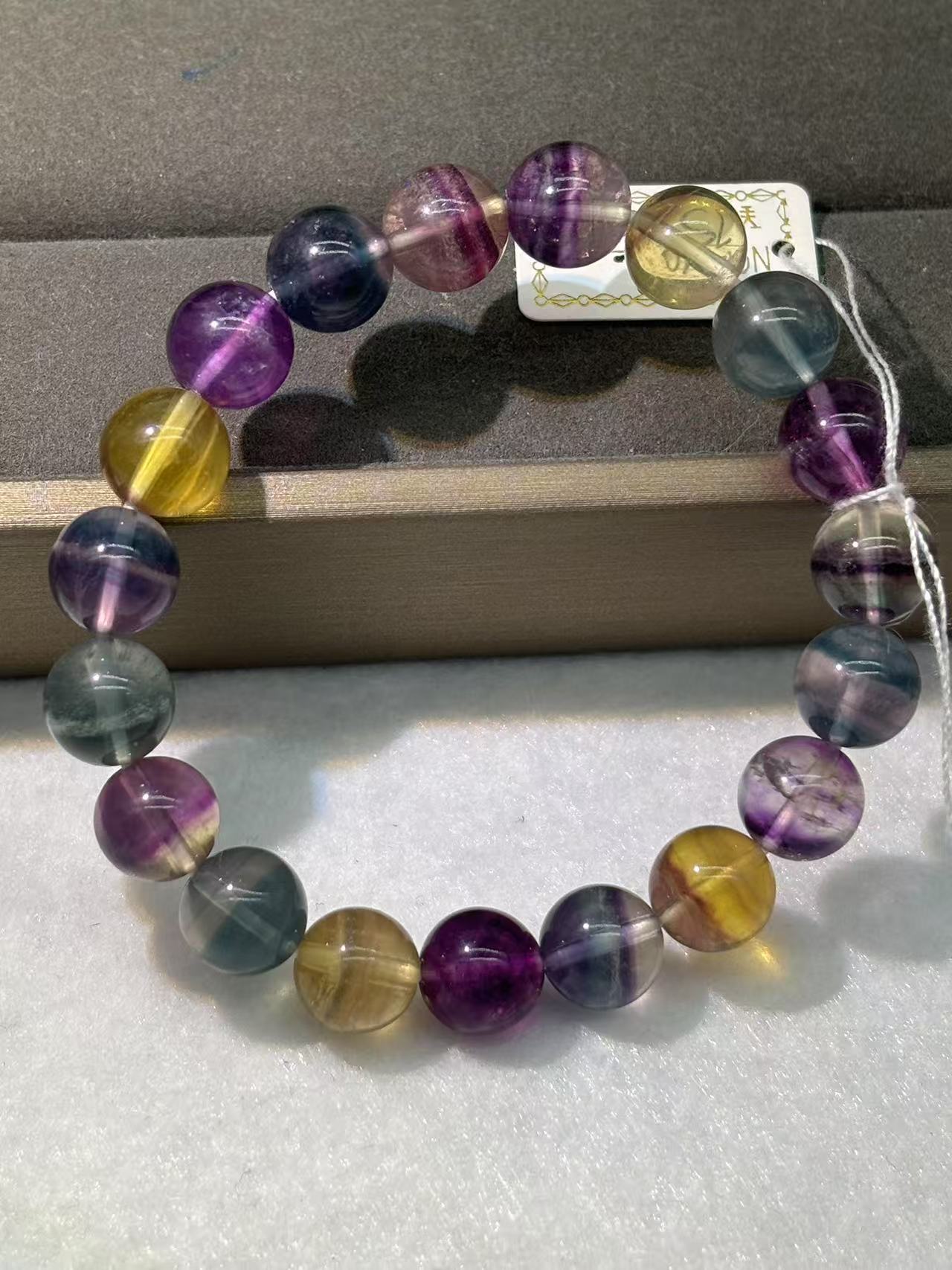 XLSL100 Color Fluorite2 bracelet 6/8/10/12mm